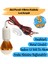 Akü Pensli 4 Metre Kablolu 12 V Tasarruflu Seyyar LED Ampul 5W Lamba Anahtarlı Aydınlatma Beyaz Işık 1