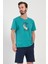 Erkek Büyük Beden Kısa Kol Yeşil Şortlu Pijama Takım C9T7N1O904 1