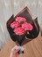 Örgü Çiçek Buketi, Koyu Pembe Gül Buketi, Anneler Günü, Sevgililer Günü, Özel Günler Hediye Yapay Çiçek, Gıftandflowers 2