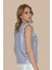Parlak Kolsuz Vatkalı Oversize T-Shirt 2