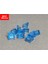 100 Adet Moc Tuğla Şeffaf Işık Mavi Eğim Tuğla 1x1 Şehir Modeli 50746 Eğitim Oyuncak Inşaat Blokları Çocuk Hediyeler (Yurt Dışından) 3