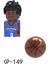Basketbol Sahne Çocuk Küçük Parçacıklar Monte Yapı Taşları Eğitici Oyuncak Top Kral Hakim Dıy Doğum Günü Hediyesi (Yurt Dışından) 2