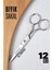 Tempered 702 Bıyık Makası - Bıyık Sakal Düzeltme Makası Kuaför Makası 12 cm 1