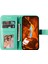 Xiaomi 15 Ultra Kılıf Çiçek Desenli Pu Deri Cüzdan Standlı Telefon Kapağı-Yeşil (Yurt Dışından) 3