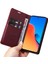 Xiaomi Redmi 12 4g/5g(Global)Deri Kılıf Cüzdan Telefon Kapağı-Şarap Kırmızısı Için (Yurt Dışından) 5
