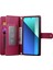 DF-011 Xiaomi 15 Ultra Kılıf Fermuarlı Cep Cüzdan Deri Telefon Kılıfı Askılı-Kırmızı (Yurt Dışından) 2