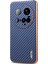 Azns Xiaomi 15 Ultra Kılıf Galvanik Karbon Fiber Doku Pu+Tpu Telefon Kapağı-Mavi (Yurt Dışından) 1