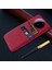 Xiaomi 15 Ultra Kılıf Bezi + Çift Kart Yuvalı Sert Pc Telefon Kapağı-Kırmızı (Yurt Dışından) 5