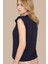 Kolsuz Kelebek Nakışlı Oversize Vatkalı T-Shirt 2