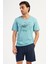 Erkek Kısa Kol Mint Şortlu Pijama Takım %100 Pamuk C1T3N1O504 1