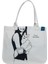 Canvas Çanta - Kedi Annesi/ Doğalbej Canvas Kumaş Emprime Baskı 1