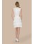 Tokalı Cut Out Katlı Mini Elbise 4