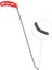 40 cm 6 mm Çap Sağlı Sollu Tek Kıvrımlı Sağ Boyasız Göçük Düzeltme Çubuğu, Pdr Çubuk - S6-04 2