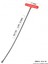 60 cm 8 mm Çap Levye Uçlu Kobra Boyasız Göçük Düzeltme Çubuğu, Pdr Çubuk - S13-01 1