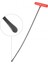 60 cm 8 mm Çap Levye Uçlu Kobra Boyasız Göçük Düzeltme Çubuğu, Pdr Çubuk - S13-01 3