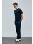 Love Modern Grafik T- Shirt Lacivert 4