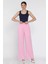 Kadın Bel Lastikli Bol Paça Pantolon P-00016612 1