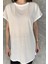 Kol Katlamalı Bisiklet Yaka Kadın Uzun Tişört (M-L-Xl Uyumludur) P-00016852 4