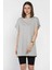 Kol Katlamalı Bisiklet Yaka Kadın Uzun Tişört (M-L-Xl Uyumludur) P-00016852 2
