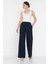 Kadın Bel Lastikli Bol Paça Pantolon P-00016612 2