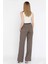 Kadın Kemerli Bol Paça Pantolon P-00016619 3