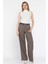 Kadın Kemerli Bol Paça Pantolon P-00016619 1