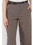 Kadın Kemerli Bol Paça Pantolon P-00016619 4