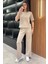 Kadın Nakışlı Çimalı Tişört Pantolon Ikili Takım P-00016847 2