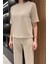 Kadın Nakışlı Çimalı Tişört Pantolon Ikili Takım P-00016847 4