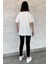 Kadın Bisiklet Yaka Tişört Tayt Ikili Takım (M-L-Xl Uyumludur) P-00016849 3