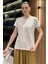 Kadın Bisiklet Yaka Basic Tişört P-00016454 2