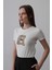Baskı Detaylı T-Shirt - Ekru 2