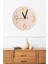 Dekoratif Ahşap Mdf 3D Efektli 5mm Duvar Saati - Model 16 1