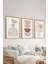 3 Parça Ahşap Çerçeve Görünümlü Mdf Poster Tablo Seti - Set 44 1