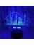New York Binaları Çocuk Şekil 3D Gece Lambası, Uzaktan Kumanda ile Değişen 16 Renk, Çocuk Odası U, Şekil Manga Illusion LED Oyuncak Lamba Kız Erkek Çocuklar Noel Hediyeleri ( (Yurt Dışından) 1