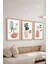 3 Parça Ahşap Çerçeve Görünümlü Mdf Poster Tablo Seti - Set 125 1
