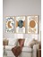 3 Parça Ahşap Çerçeve Görünümlü Mdf Poster Tablo Seti - Set 127 1