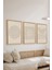 3 Parça Ahşap Çerçeve Görünümlü Mdf Poster Tablo Seti - Set 15 1