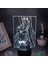 3D Illusion Anime Light Akame Ga Kill Esdeath Figürü Çocuklar/ 3D Nightlight Uzaktan Kumandalı 16 Renk Lambası, Manga Akame Ga Kill Noel Hediyesi Oyuncaklar Çocuklar/erkekler (Siya (Yurt Dışından) 1
