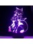 Anime Yararlı Tilki Senko San Şekil 3D Çocuklar Gece Işığı, Uzaktan Kumanda ile Değişen 16 Renk, Çocuk Odası U, Şekil Manga Illusion LED Oyuncak Lamba Kız Erkek Noel Hediyeleri (Yurt Dışından) 1