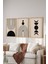 3 Parça Ahşap Çerçeve Görünümlü Mdf Poster Tablo Seti - Set 17 1