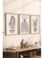 3 Parça Ahşap Çerçeve Görünümlü Mdf Poster Tablo Seti - Set 58 1