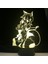 Anime Yararlı Tilki Senko San Şekil 3D Çocuklar Gece Işığı, Uzaktan Kumanda ile Değişen 16 Renk, Çocuk Odası U, Şekil Manga Illusion LED Oyuncak Lamba Kız Erkek Noel Hediyeleri (Yurt Dışından) 3