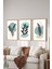 3 Parça Ahşap Çerçeve Görünümlü Mdf Poster Tablo Seti - Set 96 1