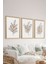 3 Parça Ahşap Çerçeve Görünümlü Mdf Poster Tablo Seti - Set 32 1