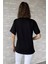 Love Taşlı Bisiklet Yaka Kadın Tişört P-00016715 3