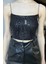 Kadın Ip Askılı Pul Işlemeli Crop Top Bluz P-00016479 4