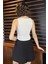 Kadın Pul Payetli Sıfır Kol Bluz P-00016478 3