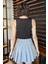 Kadın Pul Payetli Sıfır Kol Bluz P-00016478 3