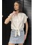 Kadın Ön Bağlamalı Duble Kol Keten Gömlek P-00016703 1